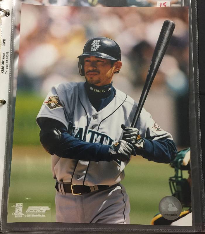 lot 1020 image: Four Seattle Mariner 8x10 Photographs with Two Signed Photos Ichiro, Boone, Garcia, Moyer