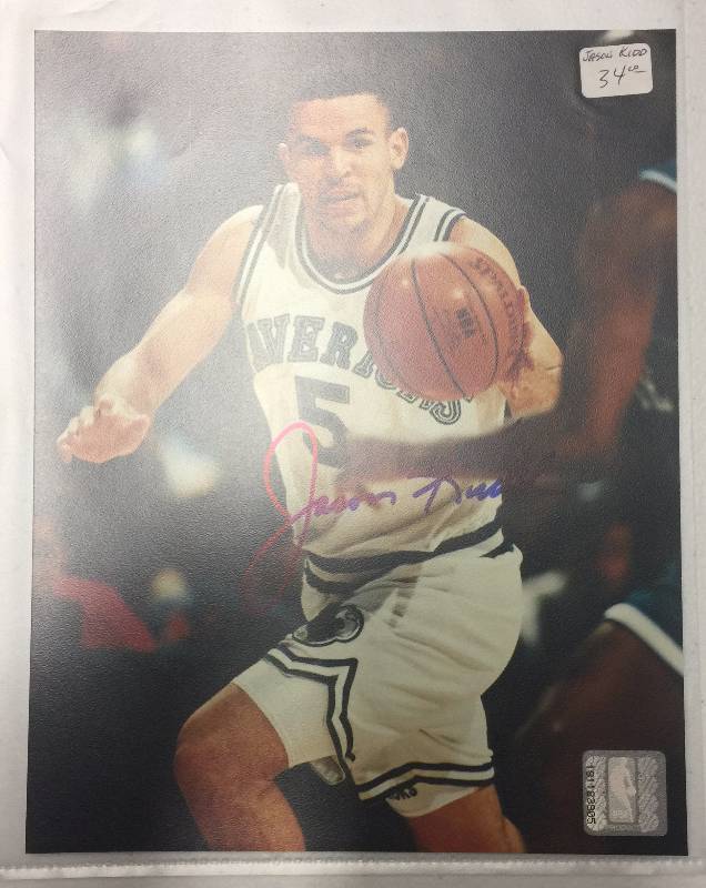 lot 1056 image: Signed Jason Kidd 8x10 Photograph Dallas Mavericks