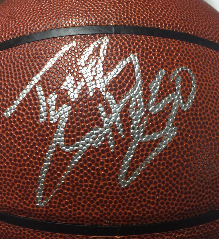 lot 1080 image: Full Sized Signed Tyler Hansborough NBA Basketball