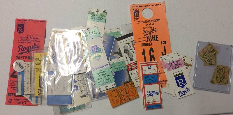 lot 1086 image: Huge Lot of Game Tickets From 1979-mid 1990s Dozens of Dozens of Stubs