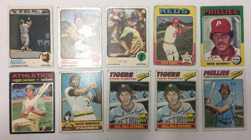 lot 1092 image: Huge Lot of Vintage Baseball Cards from the 1960s and 1970s