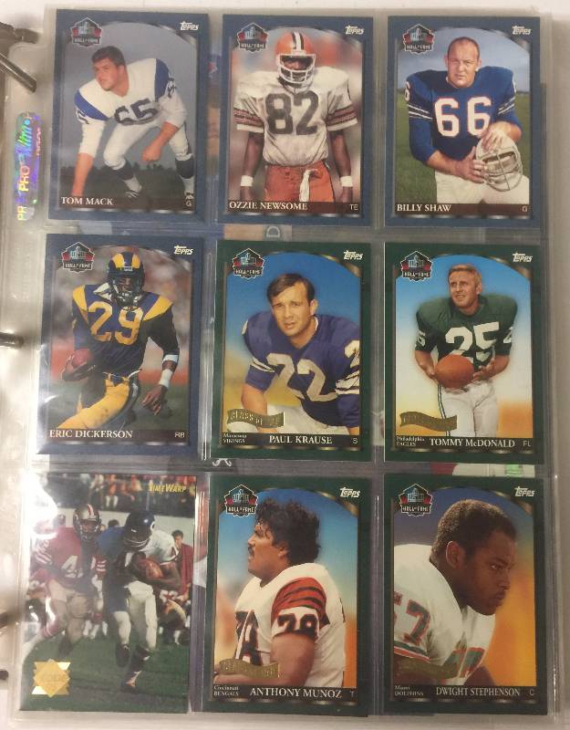 lot 1138 image: Binder Full of  PromoSample Cards Loaded With Superstars From All Sports Michael Jordan Kobe Elway Arod