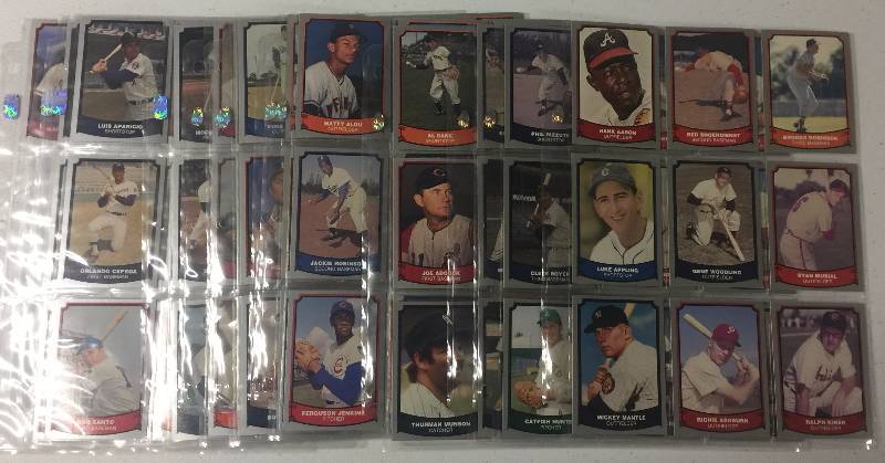 lot 1147 image: Complete 1988 Pacific Legends Complete Baseball Card Set 110 Cards including Mickey Mantle, Aaron, Musial, DiMaggio  more