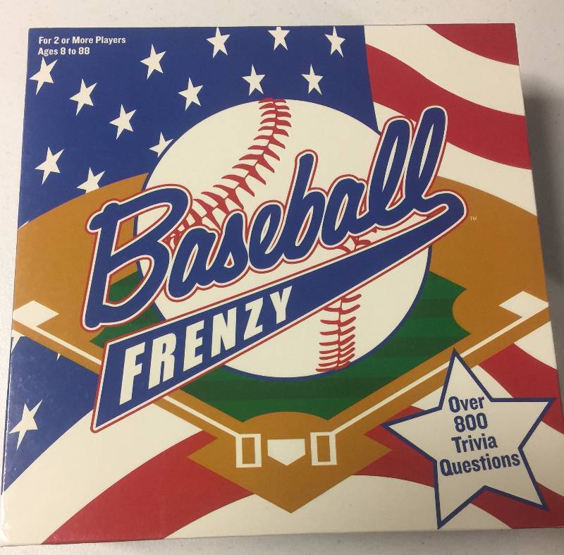 lot 1152 image: Baseball Frenzy Baseball Playing Board Game