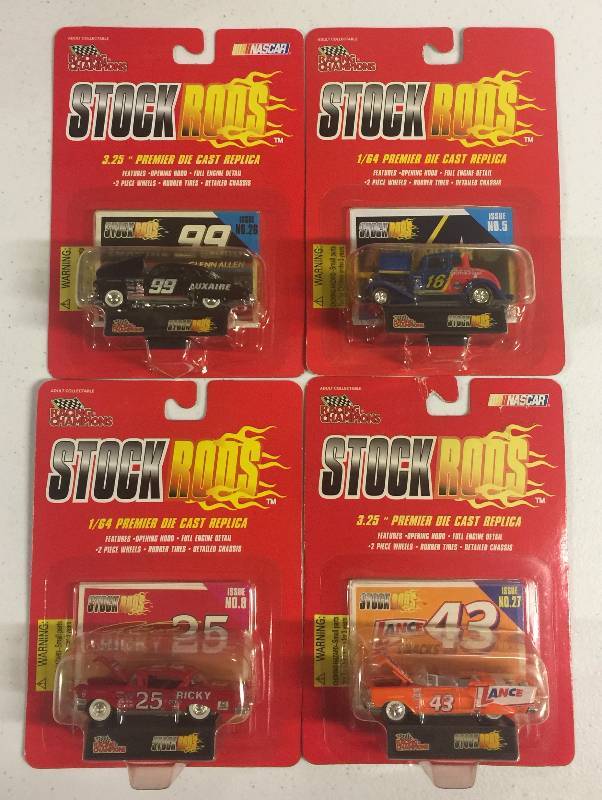 lot 1167 image: 11 ELEVEN NASCAR Hot Wheels Pro Racing Racing Champions Stock Rods New In Package