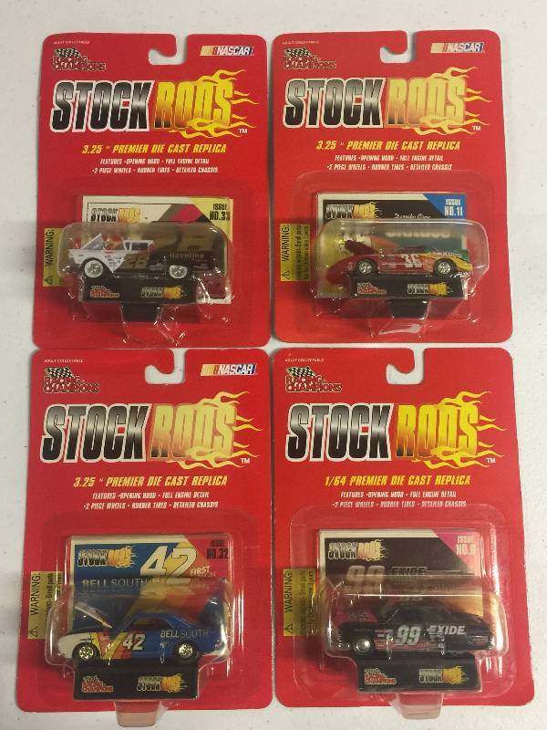 lot 1168 image: 11 ELEVEN NASCAR Hot Wheels Pro Racing Racing Champions Stock Rods New In Package