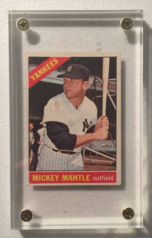 lot 902 image: 1966 Topps Mickey Mantle #50 New York Yankees Excellent Condition High Book Value $350.00