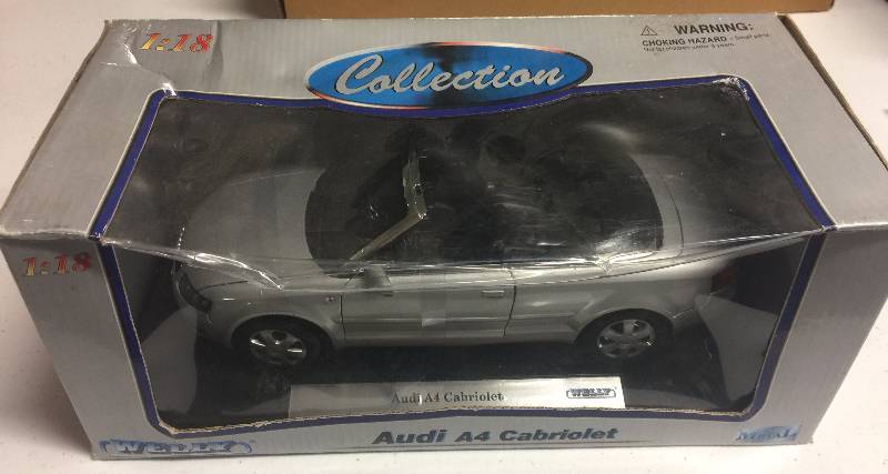 lot 1184 image: 118 Replica Diecast Audi A4 Cabriolet Collection New in Box
