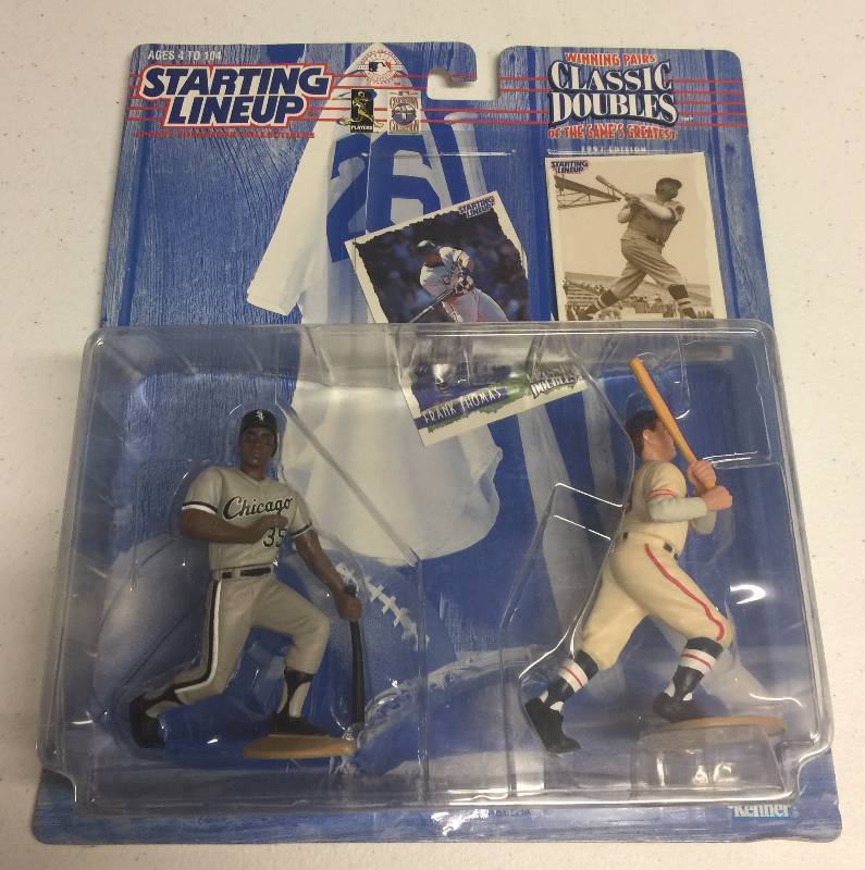 lot 1187 image: 1198 Starting Lineup Classic Doubles Babe Ruth & Frank Thomas New in the Package