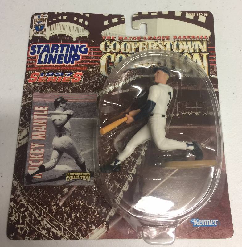 lot 1189 image: 1997 Starting Lineup Cooperstown Collection Mickey Mantle New York Yankees New in Package