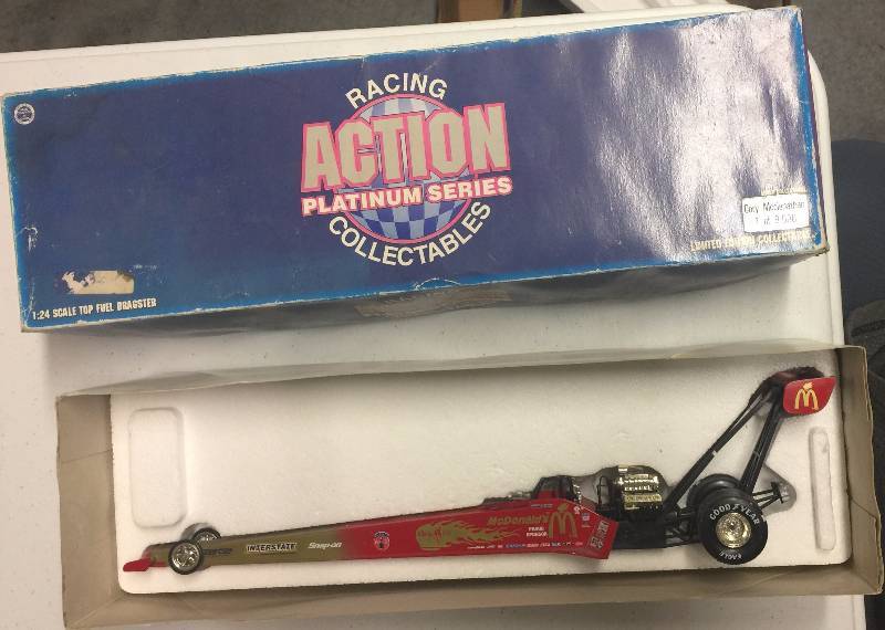 lot 1191 image: 1996 Action Limited Edition Collectible Diecast Drag Racing Car Cory Mcclenathan 1 of 9,000