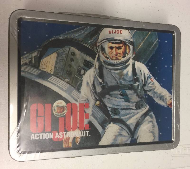 lot 1193 image: Unopened 1998 G.I. Joe Lunchbox WThermos Still in Plastic
