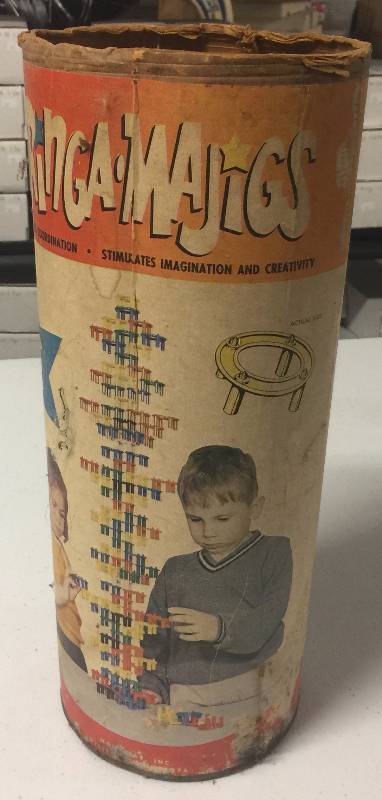 lot 1210 image: Vintage Ringa-Majics Toy Building Set