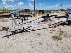 lot 45242 image: Pacific Galvanized V Bottom Boat Trailer