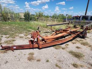 lot 45244 image: Heavy Duty Small Twin HullPontoon Trailer