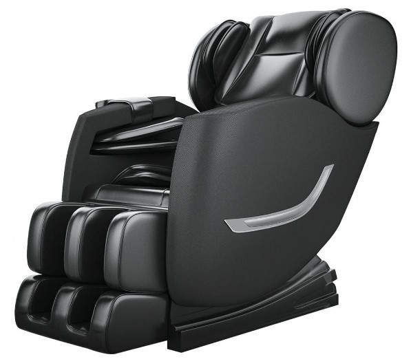 lot 405 image: Real Relax SS01 Black Massage Chair, Full Body Zero Gravity Shiatsu Recliner with Smart Voice Controller, Black Retail $1199.99