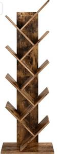 lot 16238 image: DECORATIVE WOOD CRISS CROSS STORAGE SHELVES