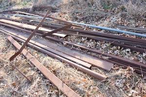 lot 18034 image: Misc Metal  Angle Iron  Pipes and More
