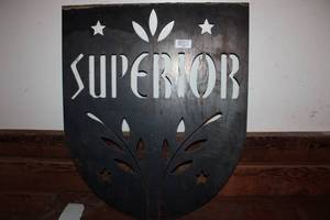 lot 18050 image: Superior Metal Sign
