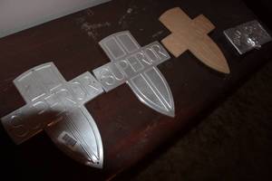 lot 18056 image: Metal Superior - Hell Driver Signs