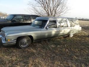 lot 11024 image: 1970s Cadillac Superior Hearse  Classic Car