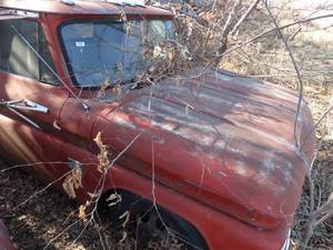 lot 11096 image: Red Old Chevrolet 30 Truck
