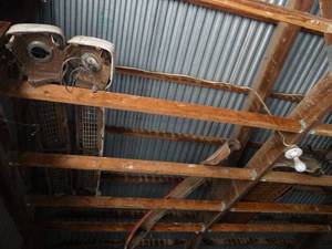 lot 11115 image: Misc Automotive items in Rafters Only  Bring a Ladder
