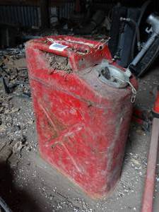 lot 11118 image: Jerry Can  Metal Gas Can  in East 12 of West Barn