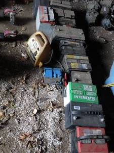 lot 11125 image: Several Auto Batteries    in East 12 of West Barn
