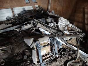 lot 11149 image: Large Pile of Misc Auto Parts and More on Floor  in West 12 of West Barn