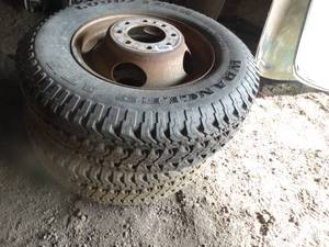 lot 11173 image: Two  Lt22575R16 Tires and Wheels