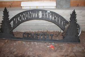 lot 18083 image: Mennonite Brethren Cemetery Sign