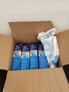 lot 8231 image: box of NIP commode liners