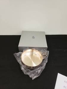 lot 8235 image: K &M silver plate bowl wbox