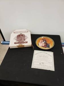 lot 8343 image: Norman Rockwell plate