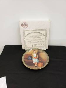 lot 8344 image: Norman Rockwell plate