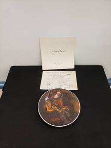 lot 8347 image: Norman rockwell plate