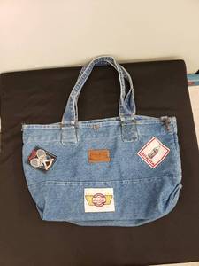 lot 8360 image: retro coca cola jean purse