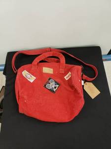 lot 8361 image: retro coca cola red jean purse NWT