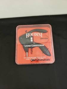 lot 8384 image: houdini lever corkscrew in case
