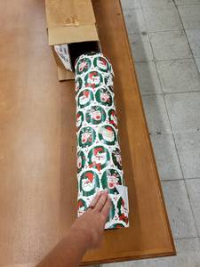 lot 8492 image: new roll wrapping paper NWB