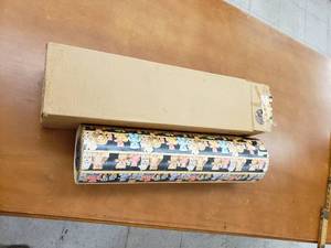 lot 8493 image: new roll wrapping paper NWB