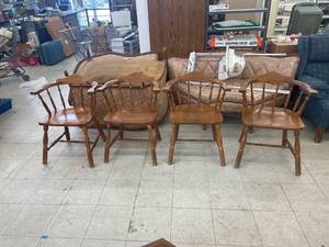 lot 4284 image: 4 vintage nelsonized caption chairs