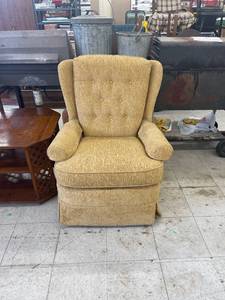 lot 4307 image: vintage swivel rocker chair