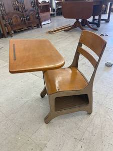 lot 4313 image: vintage kids school desk