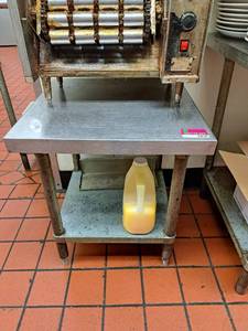 lot 9459 image: Stainless Equipment Stand with Bottom Shelf