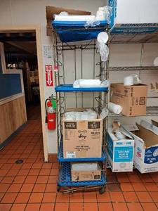 lot 9463 image: Wire Bread Rack