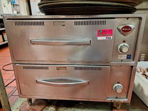 lot 9466 image: Wells Dual Warming Drawer Unit -Model RW-2