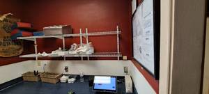 lot 32390 image: 75in X 12 X 24in Metal Shelf (contents not included)