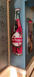 lot 32437 image: Dr Pepper Tin Wall Decor